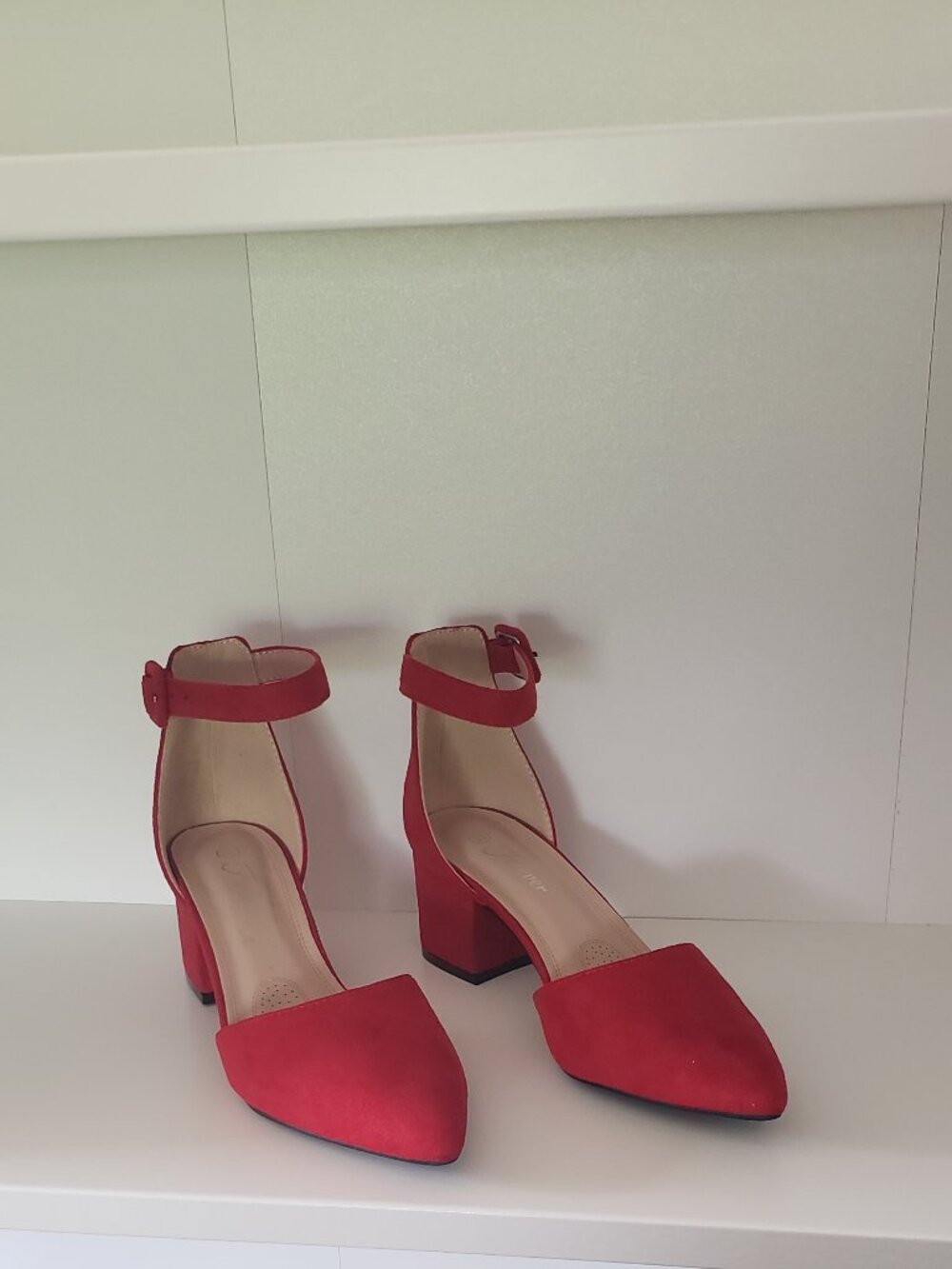 Red Suede Heels